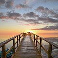 Pier Into the Sunrise Photograph by Christopher Rice Pier Into the Sunrise Photograph by Christopher Rice