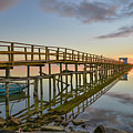 Pier on Pier Sunrise Photograph by Christopher Rice Pier on Pier Sunrise Photograph by Christopher Rice