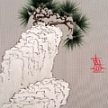 Pine on the Rock Painting by Alina Oseeva Pine on the Rock Painting by Alina Oseeva