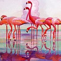 Pink Flamingos by Francis Lee Jaques Pink Flamingos by Francis Lee Jaques