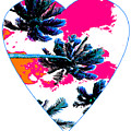 Pink Palm Hearts Digital Art by Becqi Sherman Pink Palm Hearts Digital Art by Becqi Sherman