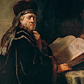 Portrait Of A Rabbi by Rembrandt Portrait Of A Rabbi by Rembrandt