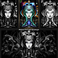 Portrait Of Cyiria Quadology Digital Art by Rolando Burbon Portrait Of Cyiria Quadology Digital Art by Rolando Burbon