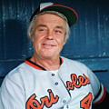 Earl Weaver With Hands On Hips Wood Print by Bettmann 