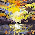 Primarily Yellow sky Painting by Barbara O'Toole Primarily Yellow sky Painting by Barbara O'Toole