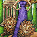 Proud Lions Painting by Amy E Fraser Proud Lions Painting by Amy E Fraser