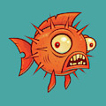 Pufferfish Digital Art by John Schwegel Pufferfish Digital Art by John Schwegel