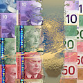Pure Gold - Selection of Canadian Paper Currency Digital Art by Serge Averbukh Pure Gold - Selection of Canadian Paper Currency Digital Art by Serge Averbukh