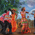 Quadrille Painting by Jonathan Gladding Quadrille Painting by Jonathan Gladding