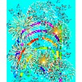 Rainbow Fireworks 24 by Moylom Art Studio Rainbow Fireworks 24 by Moylom Art Studio