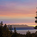Rainbow Sunset - Lake Tahoe - Nevada by Bruce Friedman
