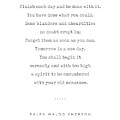 Ralph Waldo Emerson Quote 01 - Minimal, Sophisticated, Modern, Classy Typewriter Print - Motivation Mixed Media by Studio Grafiikka Ralph Waldo Emerson Quote 01 - Minimal, Sophisticated, Modern, Classy Typewriter Print - Motivation Mixed Media by Studio Grafiikka
