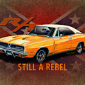 Rebel Charger Mixed Media by Simon Read Rebel Charger Mixed Media by Simon Read