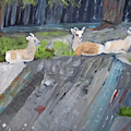 Resting Painting by Linda Feinberg Resting Painting by Linda Feinberg