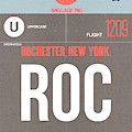 ROC Rochester Luggage Tag II Digital Art by Naxart Studio ROC Rochester Luggage Tag II Digital Art by Naxart Studio