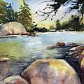 Rocking the River Painting by Judith Levins Rocking the River Painting by Judith Levins
