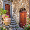 Romantic Courtyard Of Tuscany Photograph by David Letts Romantic Courtyard Of Tuscany Photograph by David Letts
