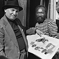 Romare Bearden & Raymond Saunders Photograph by Kathy Sloane Romare Bearden & Raymond Saunders Photograph by Kathy Sloane