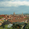 Rome - Rooftops Panorama Photograph by Stefano Senise