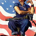 Rosie The Riveter by Norman Rockwell Rosie The Riveter by Norman Rockwell