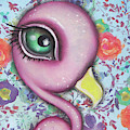 Rosita Flamingo Painting by Abril Andrade Rosita Flamingo Painting by Abril Andrade