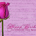 Rosy Birthday Photograph by Cathy Kovarik Rosy Birthday Photograph by Cathy Kovarik