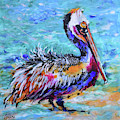 Ruffled Pelican Painting by Jyotika Shroff Ruffled Pelican Painting by Jyotika Shroff