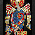 Sacred Celtic Eagle over Black Canvas Digital Art by Serge Averbukh Sacred Celtic Eagle over Black Canvas Digital Art by Serge Averbukh