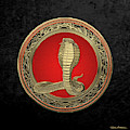 Sacred Gold King Cobra on Black Canvas Digital Art by Serge Averbukh Sacred Gold King Cobra on Black Canvas Digital Art by Serge Averbukh