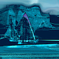 Sailing with Pythagoras No.4 Mixed Media by Zsanan Studio Sailing with Pythagoras No.4 Mixed Media by Zsanan Studio