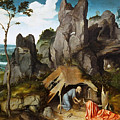 Saint Jerome in the Desert Painting by Joachim Patinir Saint Jerome in the Desert Painting by Joachim Patinir