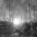 Sausalito California Mystical Magical Harbor Sunrise by Betsy Knapp Sausalito California Mystical Magical Harbor Sunrise by Betsy Knapp