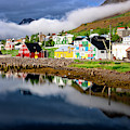 Siglufjorour Harbor Houses Photograph by Tom Singleton Siglufjorour Harbor Houses Photograph by Tom Singleton