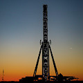 Silhouette of a Ferris Wheel Photograph by Lora J Wilson Silhouette of a Ferris Wheel Photograph by Lora J Wilson