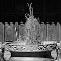 Simple Vietnam Black White Incense Burn Photograph by Chuck Kuhn Simple Vietnam Black White Incense Burn Photograph by Chuck Kuhn
