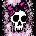 Sketched Skull Princess Graphic by Roseanne Jones