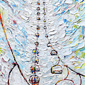 Ski Print Chair Lift by Pete Caswell