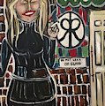 Smoke Break Painting by Roxy Rich Smoke Break Painting by Roxy Rich
