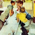 Soda Jerk by Norman Rockwell Soda Jerk by Norman Rockwell