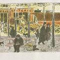 Some Aspects Of Paris Life, Boulevard Painting by Pierre Bonnard