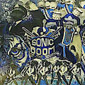 Sonic Boom Painting by Femme Blaicasso Sonic Boom Painting by Femme Blaicasso