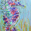 Spiny Seahorse Painting by Jyotika Shroff Spiny Seahorse Painting by Jyotika Shroff