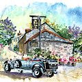 St Kew Inn In Cornwall 01 Painting by Miki De Goodaboom St Kew Inn In Cornwall 01 Painting by Miki De Goodaboom