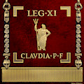 Standard of the 11th Roman Legion - Vexillum of Legio XI Claudia Digital Art by Serge Averbukh Standard of the 11th Roman Legion - Vexillum of Legio XI Claudia Digital Art by Serge Averbukh