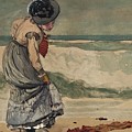 Startled Painting by Winslow Homer Startled Painting by Winslow Homer