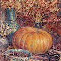 Still Life With Pumpkin by George Morren Still Life With Pumpkin by George Morren