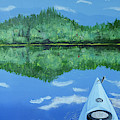 Still Reflective Painting by Laurel Best Still Reflective Painting by Laurel Best