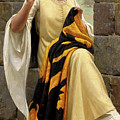 Stitching the Standard by Edmund Leighton Painting by Rolando Burbon Stitching the Standard by Edmund Leighton Painting by Rolando Burbon