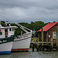 Stormy Seas Shem Creek by Dale Powell