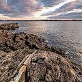 Striations. Leading Lines In The Rocks Photograph by Jeff Sinon Striations. Leading Lines In The Rocks Photograph by Jeff Sinon
